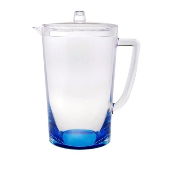 7 Piece Acrylic Water Pitcher and Tumbler Set - BLUE - Picture 1 of 5
